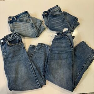H&M Boys 4 Piece Bundle Jeans Pants Shorts 6X/7